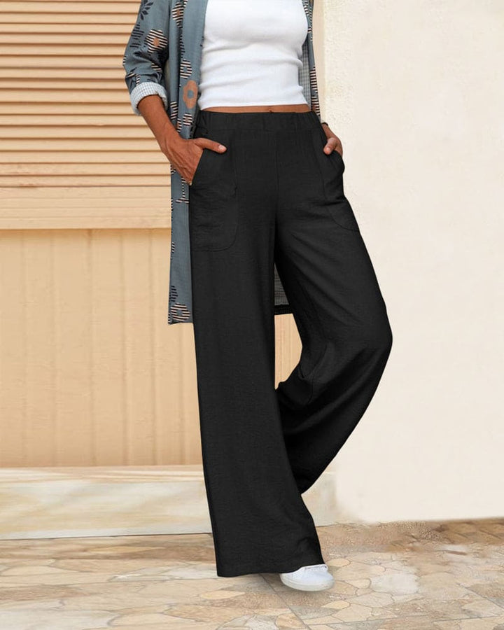 Women’s Wide Leg Pull On Pants | Relaxed Fit