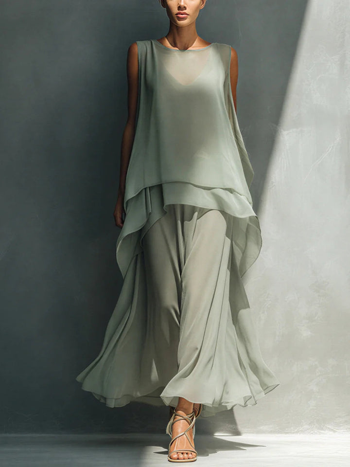 Elyra | Layered Flow Two-Piece Set