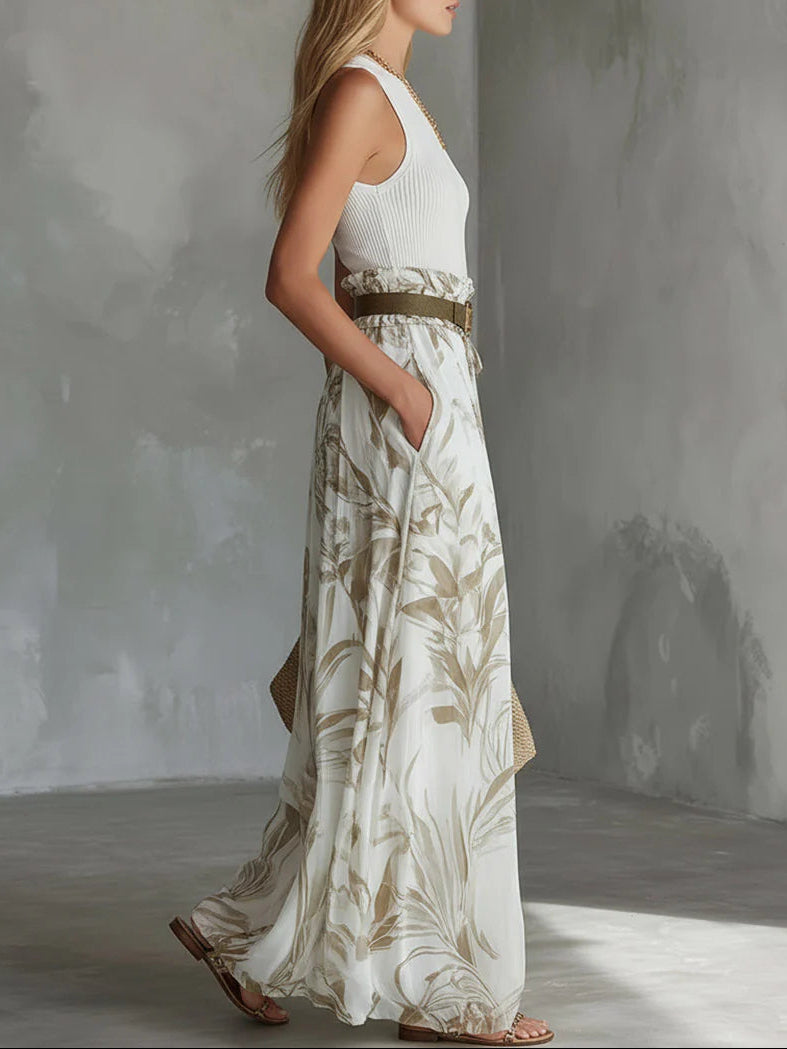 Livia | Printed Wide-Leg Summer Set
