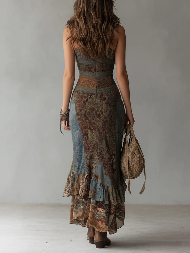 Nala | Asymmetric Boho Maxi Dress