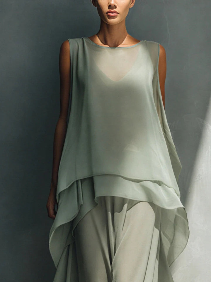 Elyra | Layered Flow Two-Piece Set