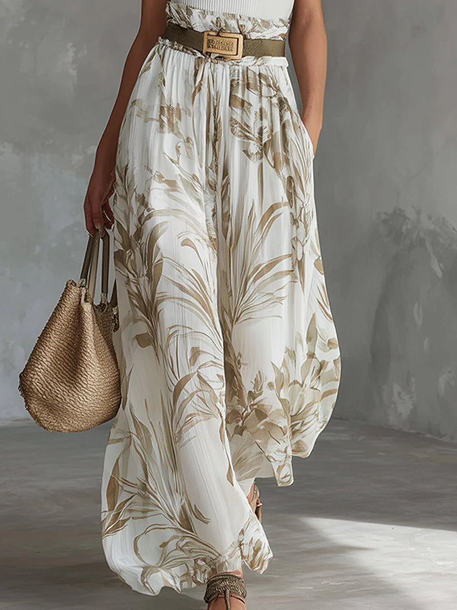Livia | Printed Wide-Leg Summer Set