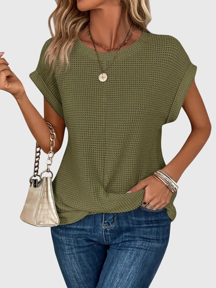 Isa | Crew Neck Blouse