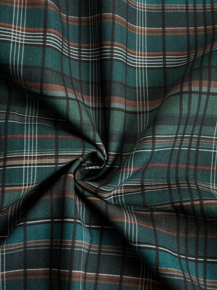 Margot | Classic Plaid Button-Down Maxi Dress