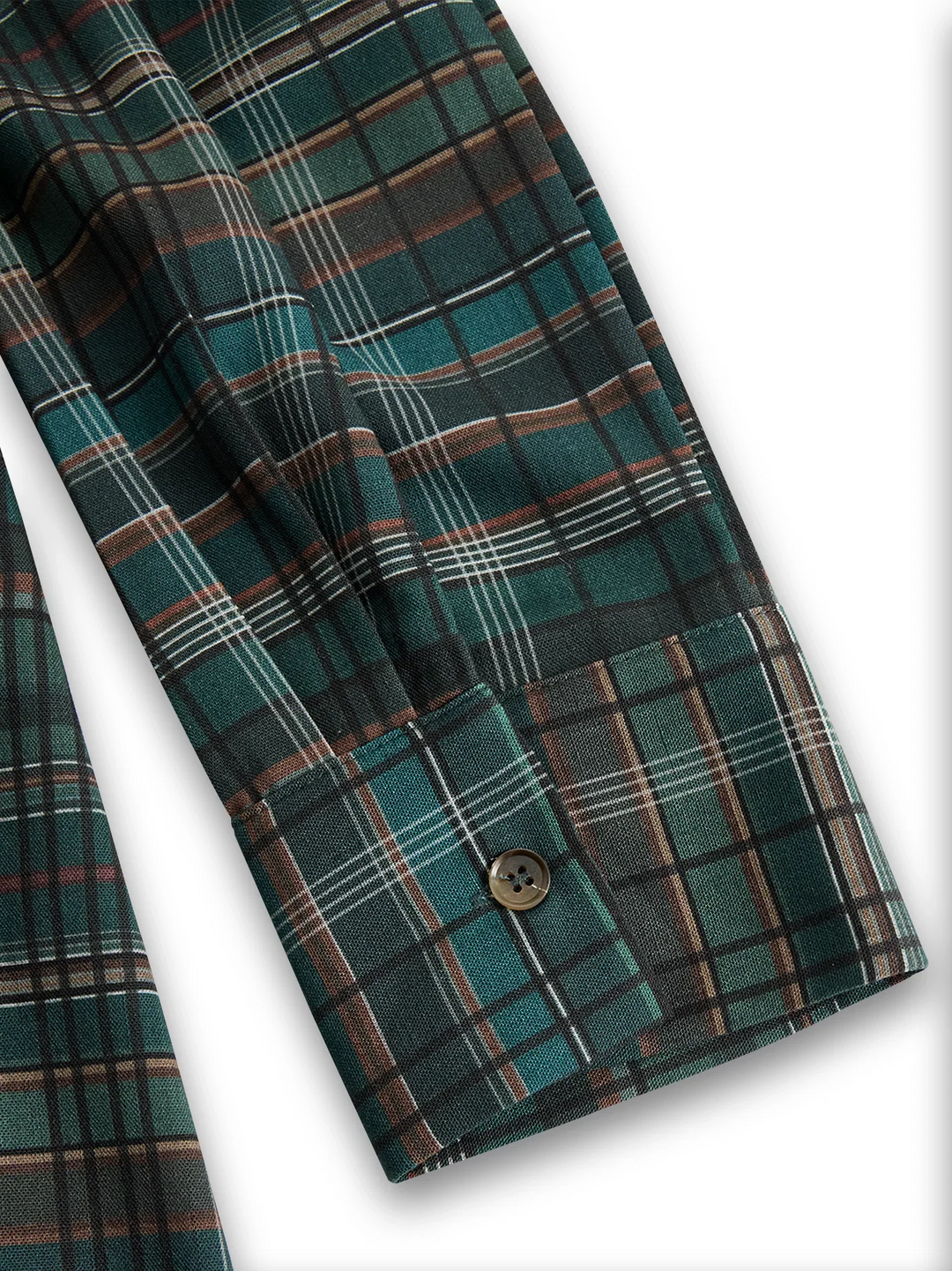 Margot | Classic Plaid Button-Down Maxi Dress