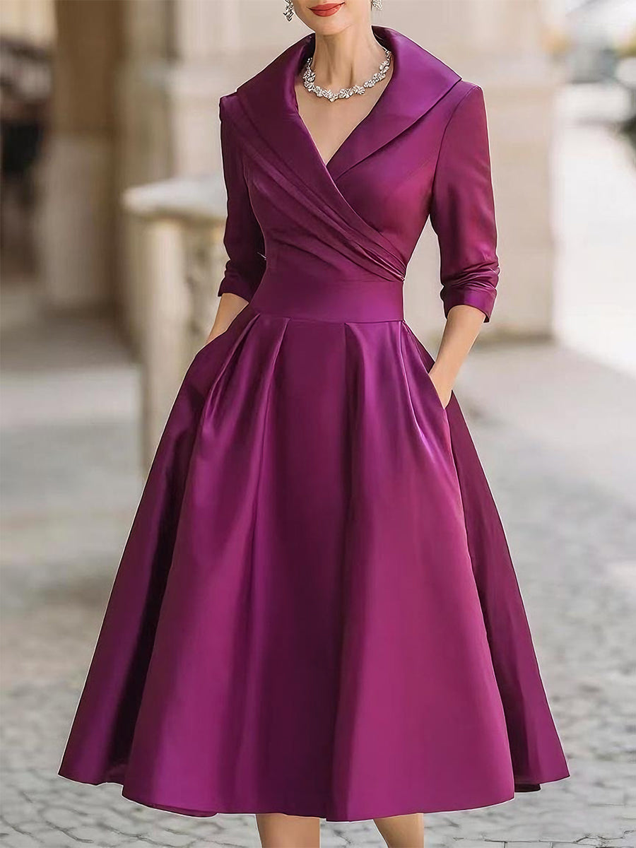 Karen | Elegant Satin Dress