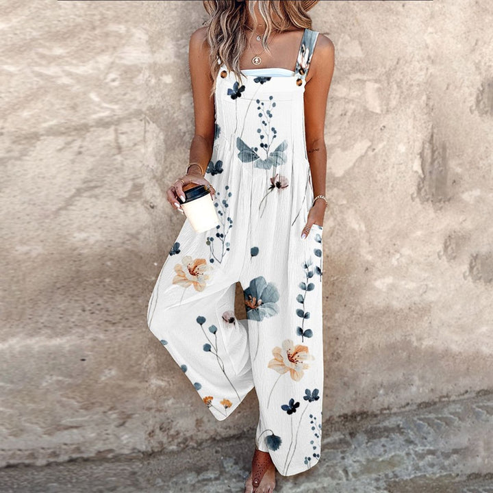 Audrey - Comfortable Printed Overalls