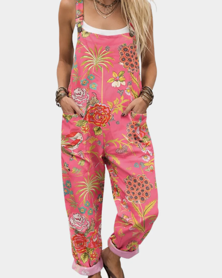 Comfortable Printed Overall/Jumpsuit