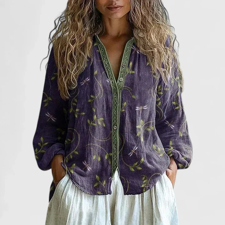 Jayzlynae | Retro Chic Blouse