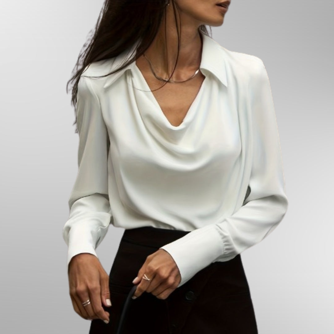 Violet | Satin Blouse
