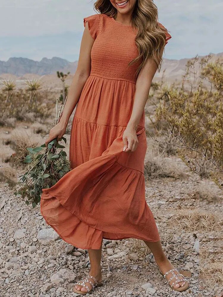 Marlene - Elegant Dress with Tummy Coverage