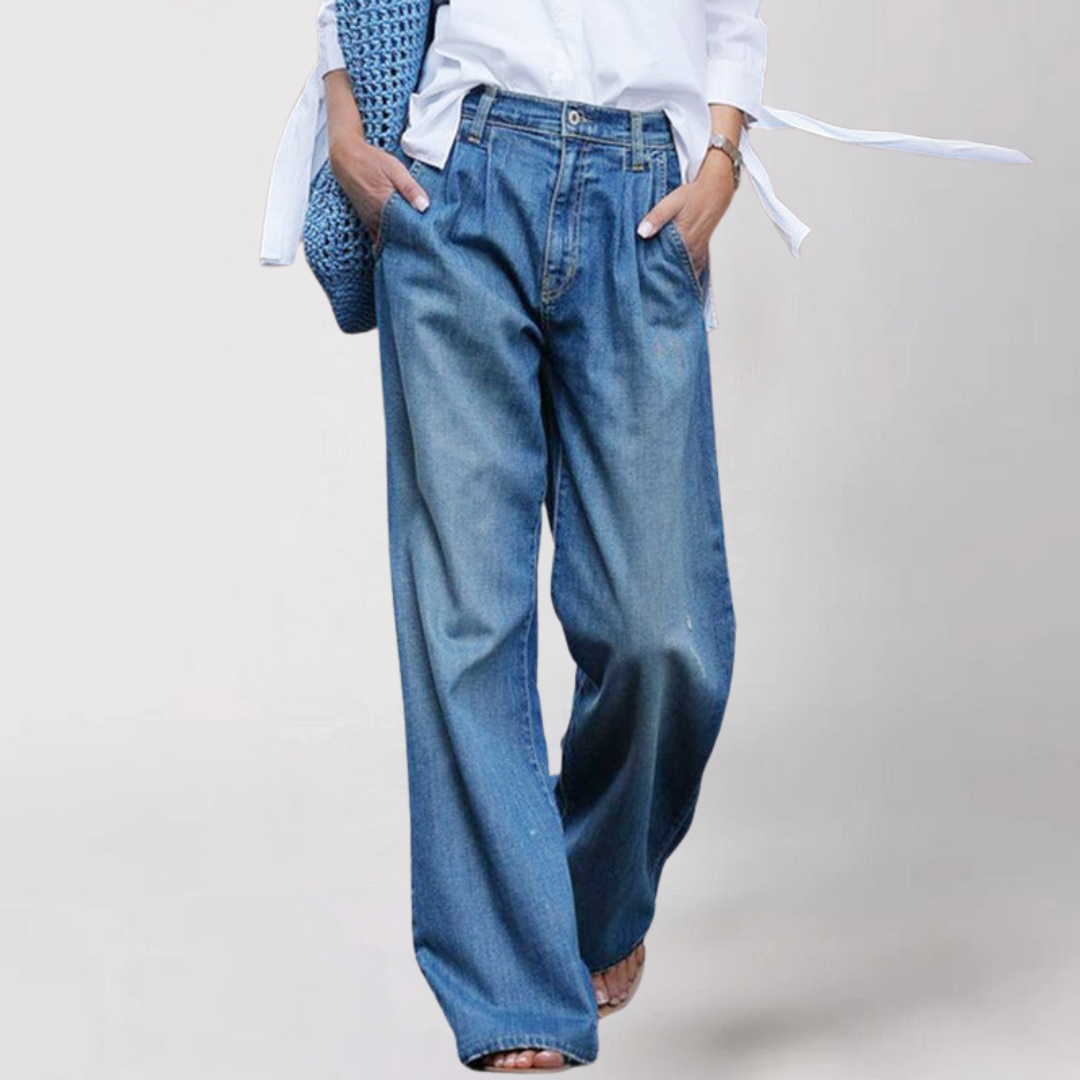 Women’s High Waist Wide Leg Pants | Loose Fit