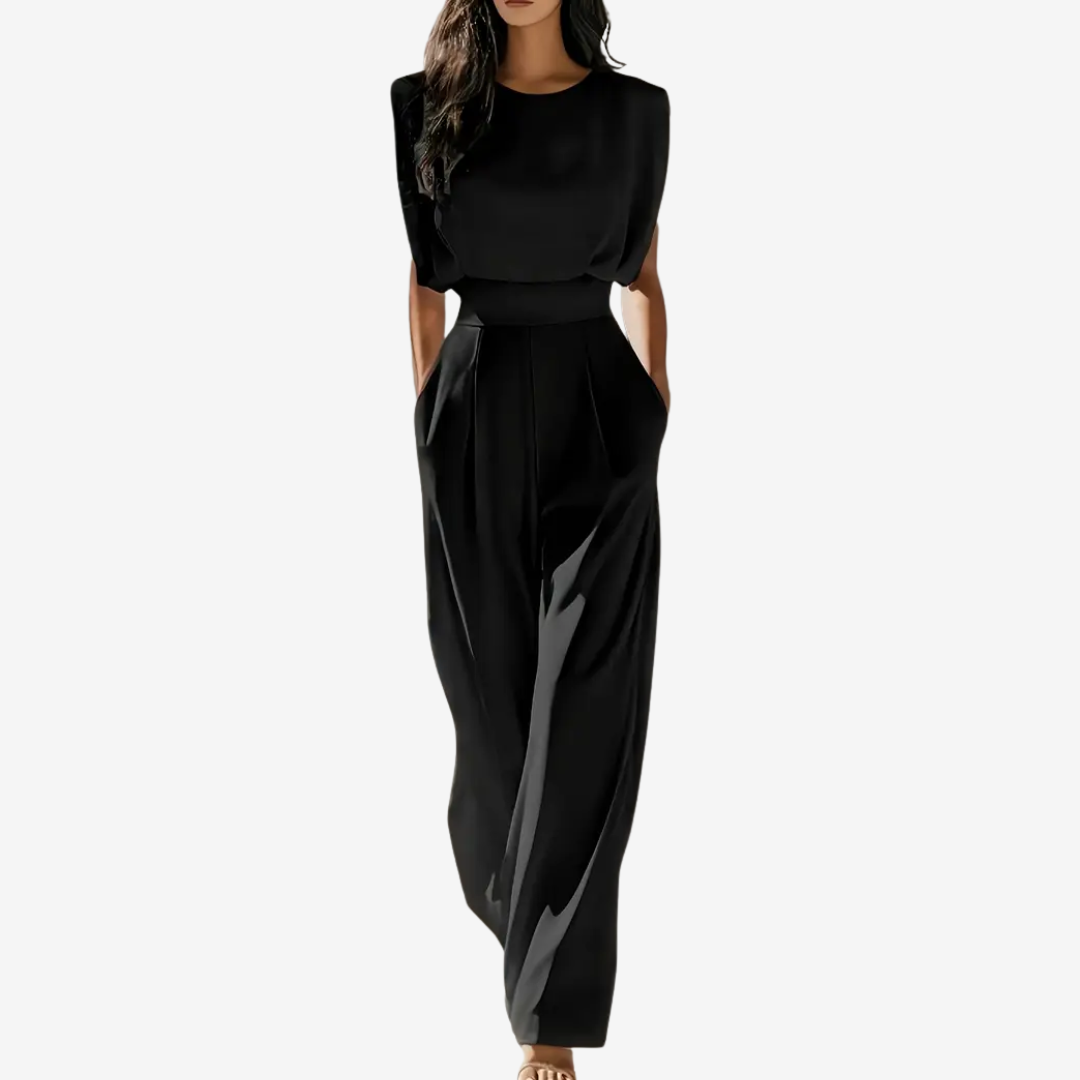 ARIA | CLASSIC BELTED JUMPSUIT