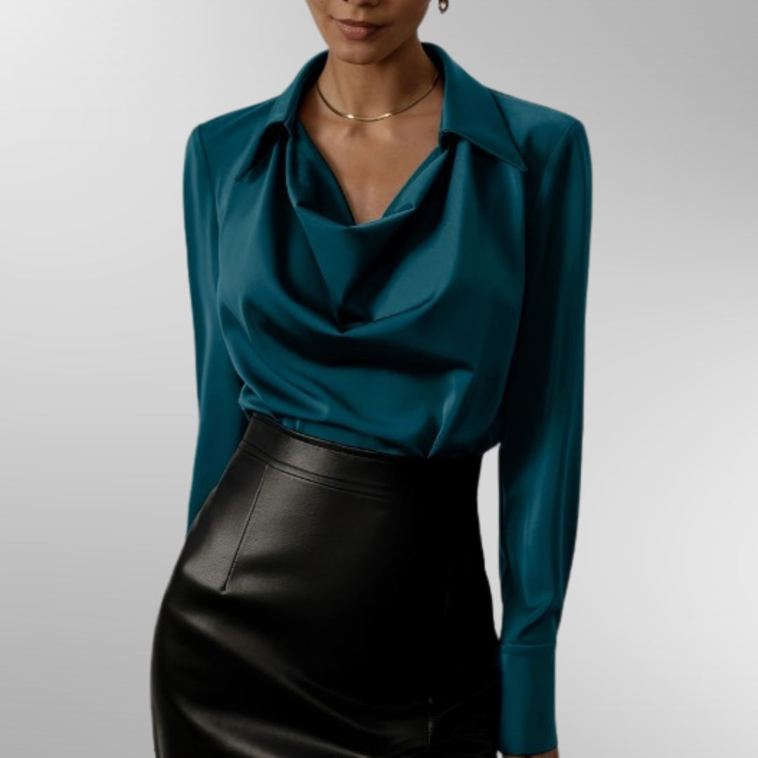 Violet | Satin Blouse