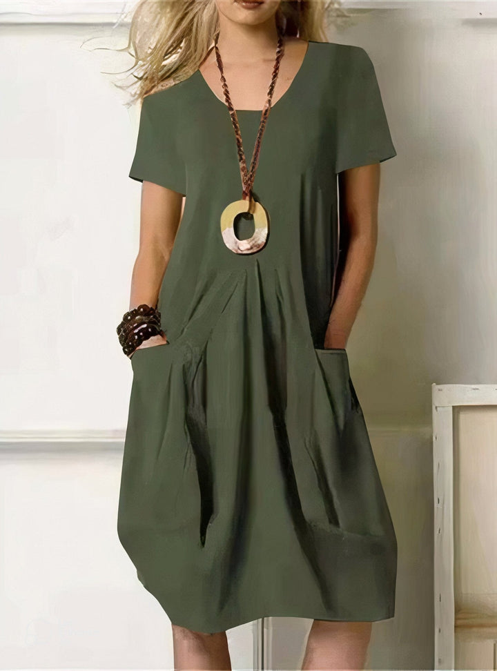 Oriane™ | Fluid Casual Maxi Dress