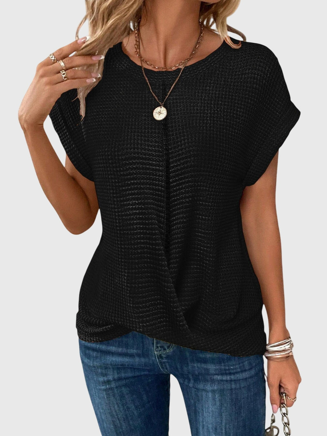 Isa | Crew Neck Blouse