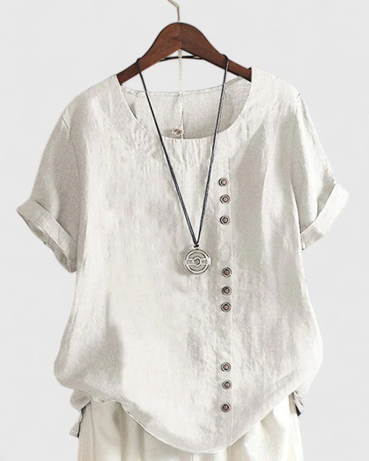 Elisavie | Short Sleeve Blouse