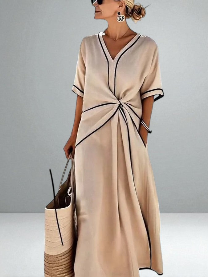 The Isla Striped Maxi Dress