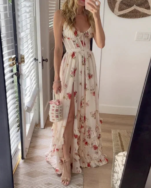 SCARLETT | ROMANTIC FLORAL MAXI DRESS