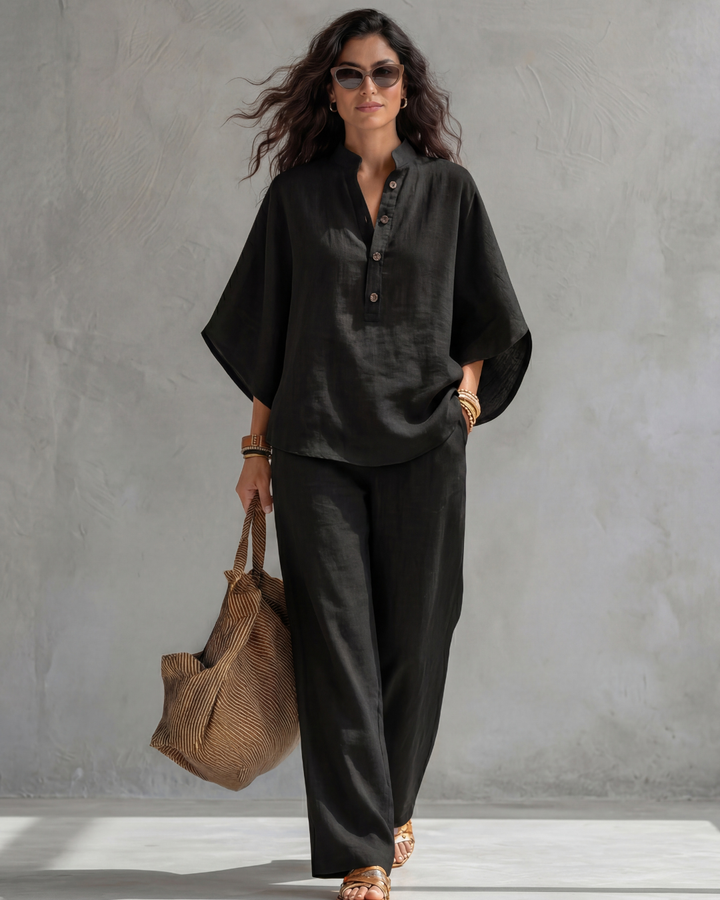 Elena Cotton Linen Set