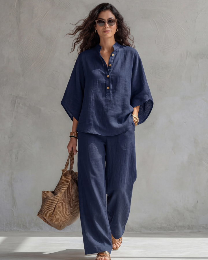Elena Cotton Linen Set
