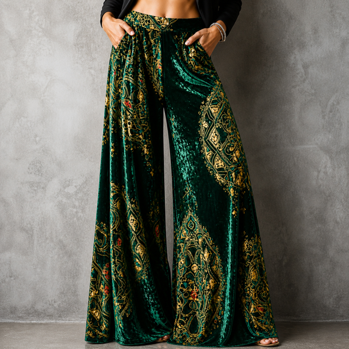Maude - Coastal Boho™ Wide-Leg Pants