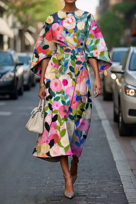 Isabella™ | Elegant Midi Dress