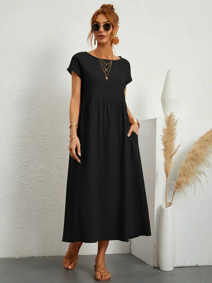 Ursina™ | Fluid Midi Dress