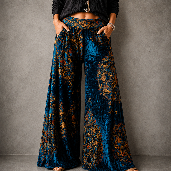 Maude - Coastal Boho™ Wide-Leg Pants