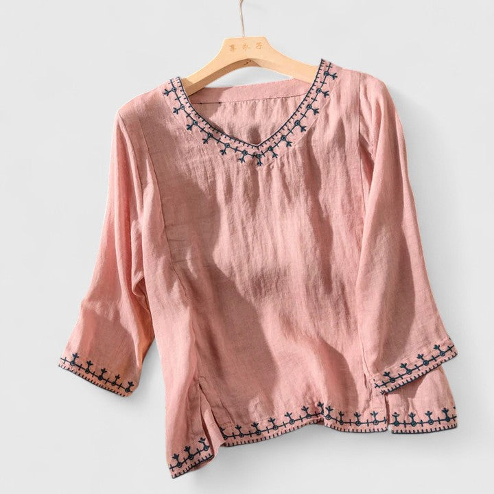 Taysia | V-Neck Blouse