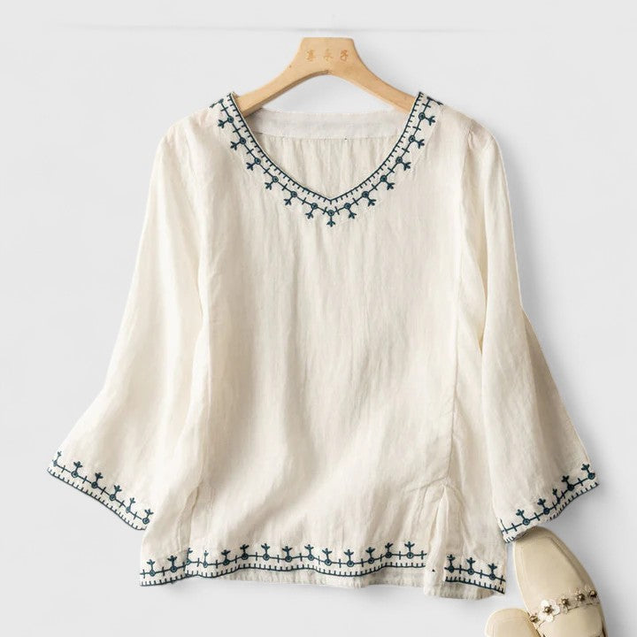 Taysia | V-Neck Blouse