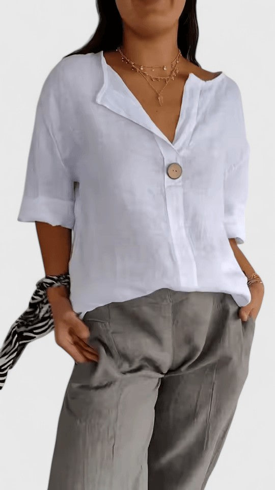 Kianna | Linen Blouse