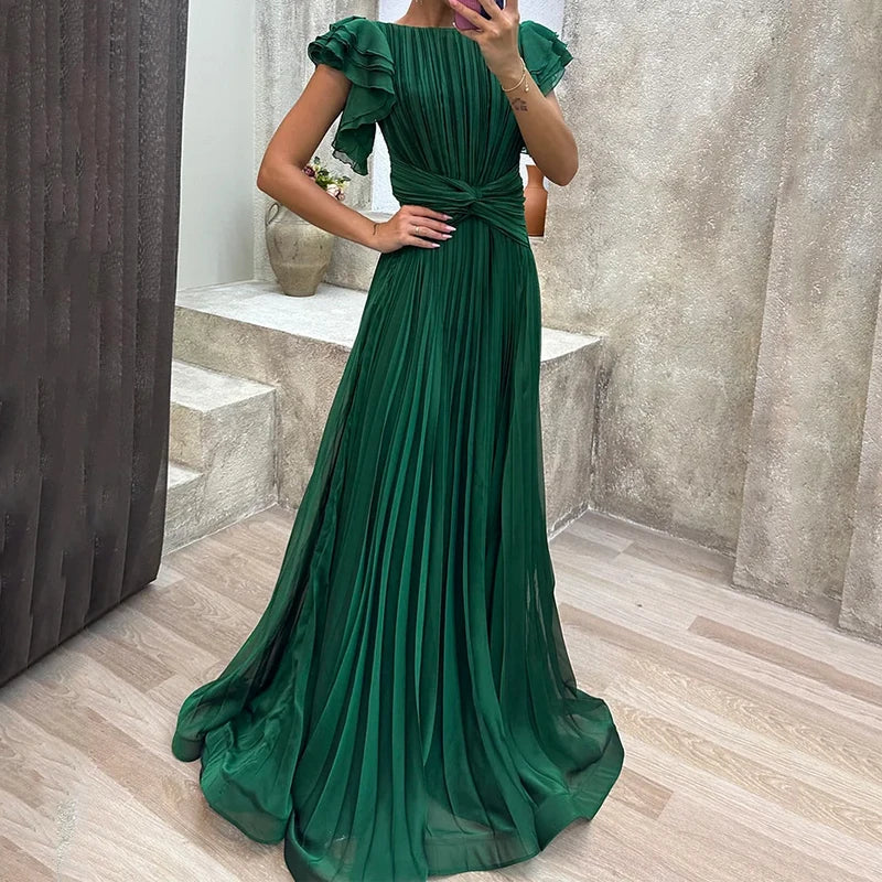 Maya™ | Pleated Evening Dress