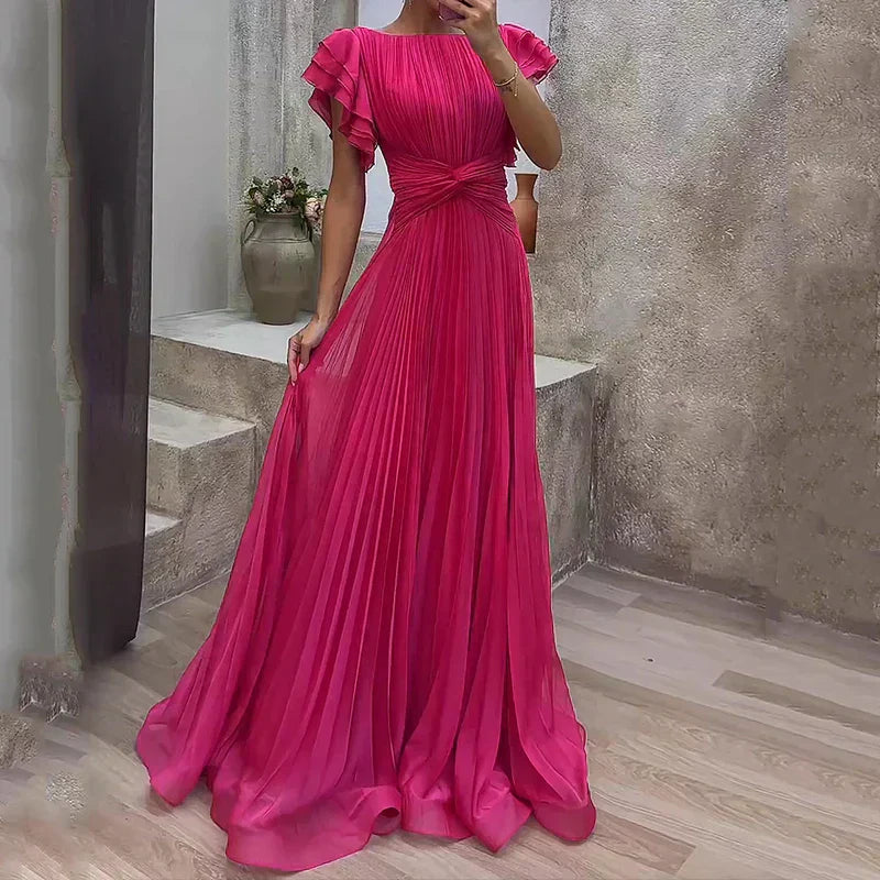 Maya™ | Pleated Evening Dress