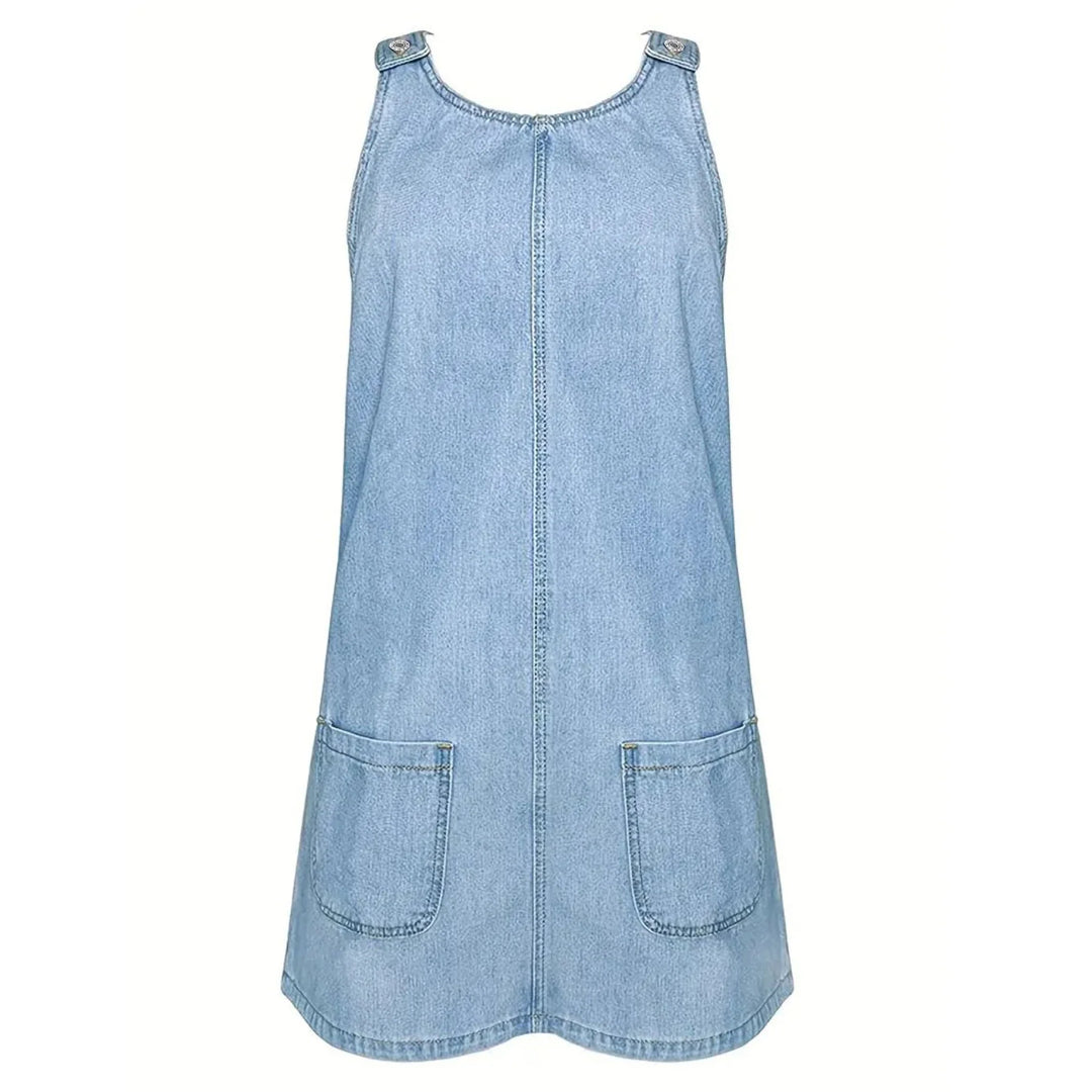 Saylor™ Relaxed Denim-Look Dress
