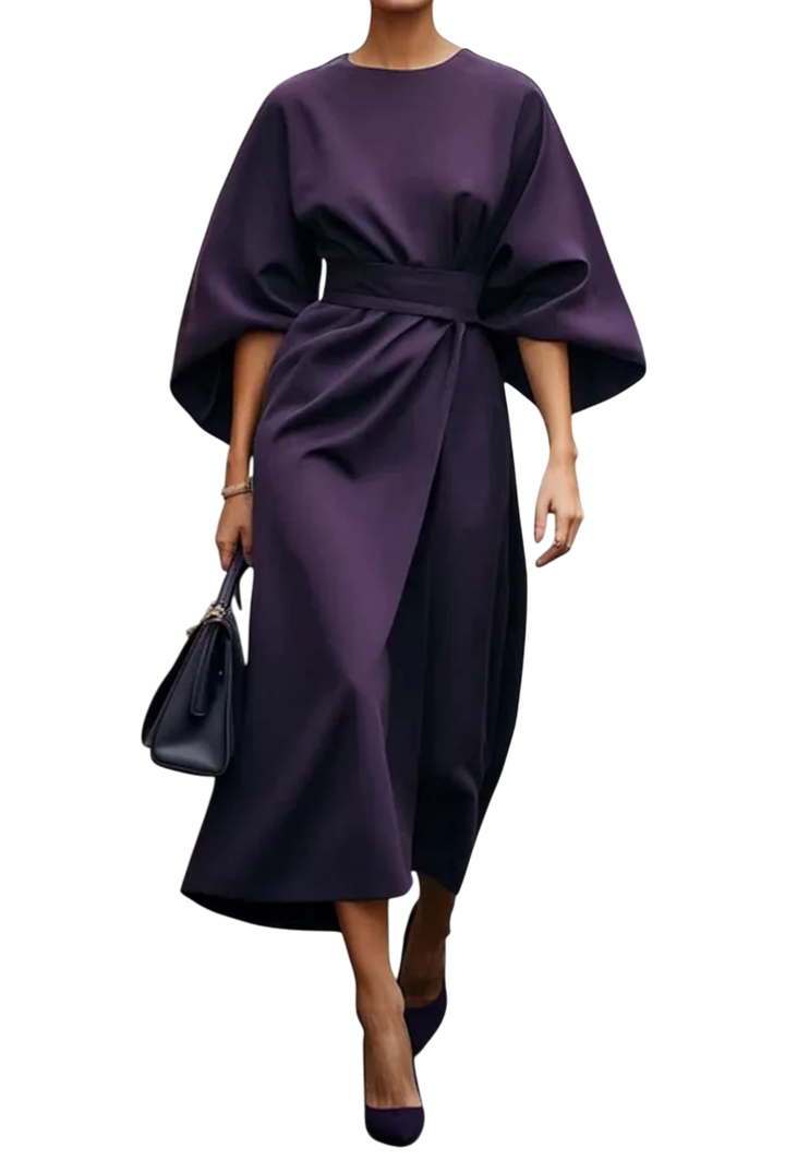 The Louise Lantern Sleeve Dress