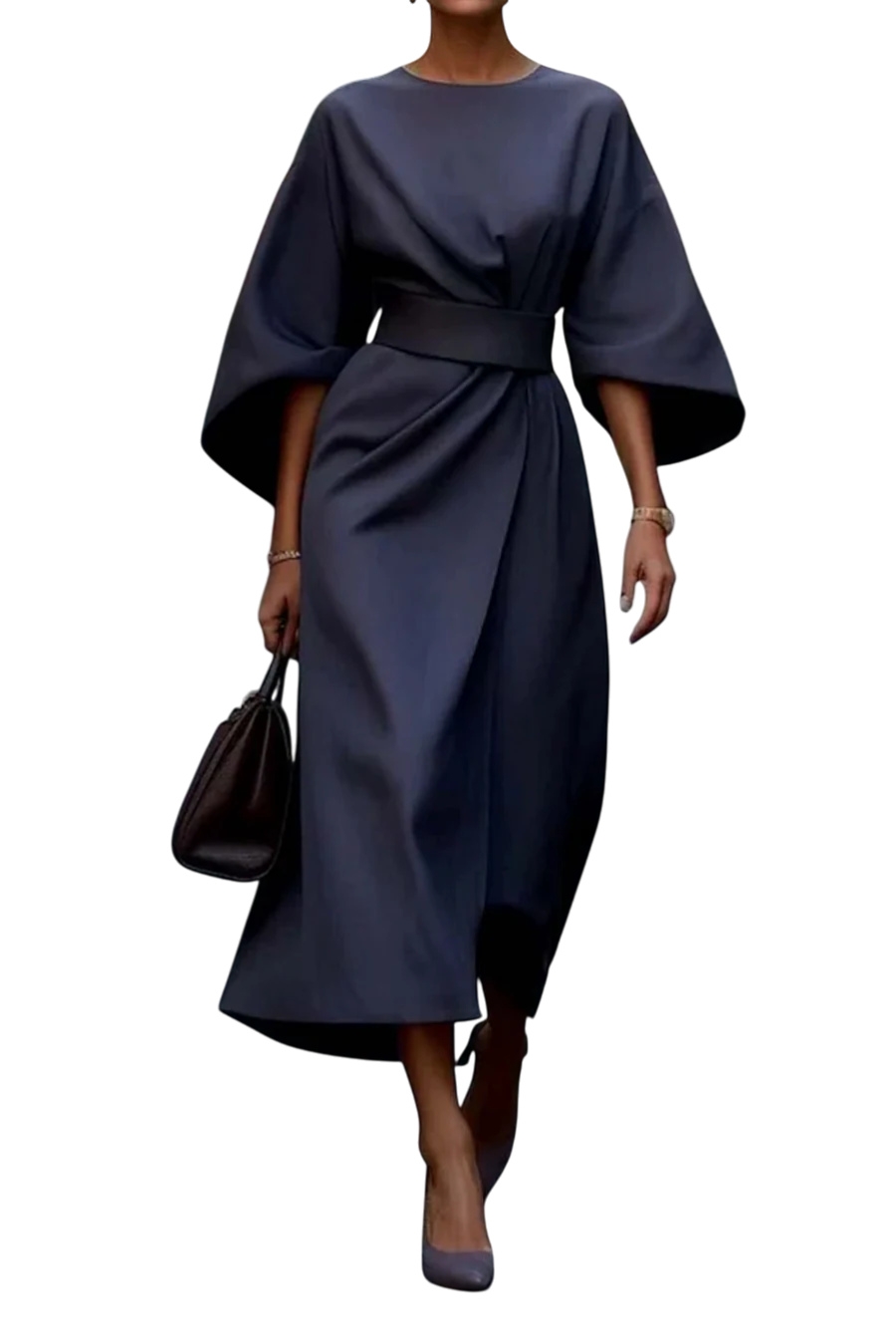 The Louise Lantern Sleeve Dress