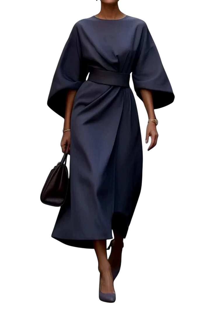The Louise Lantern Sleeve Dress