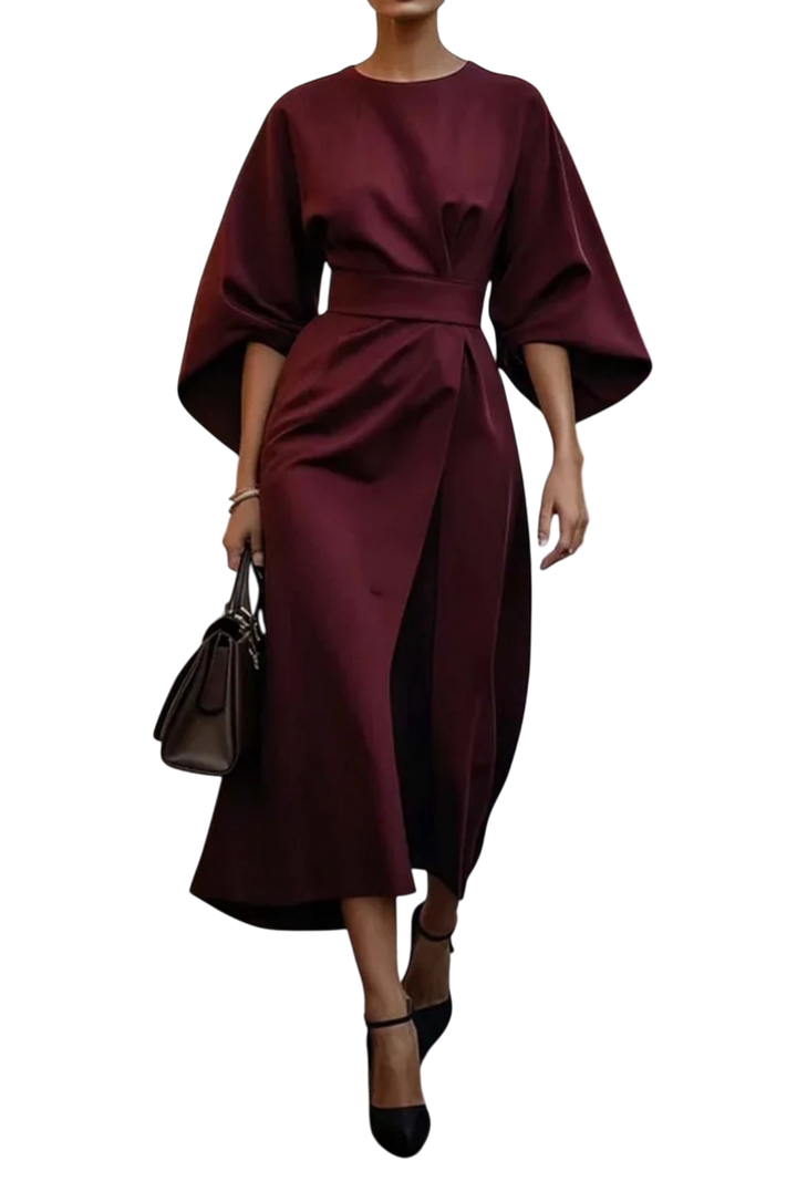 The Louise Lantern Sleeve Dress