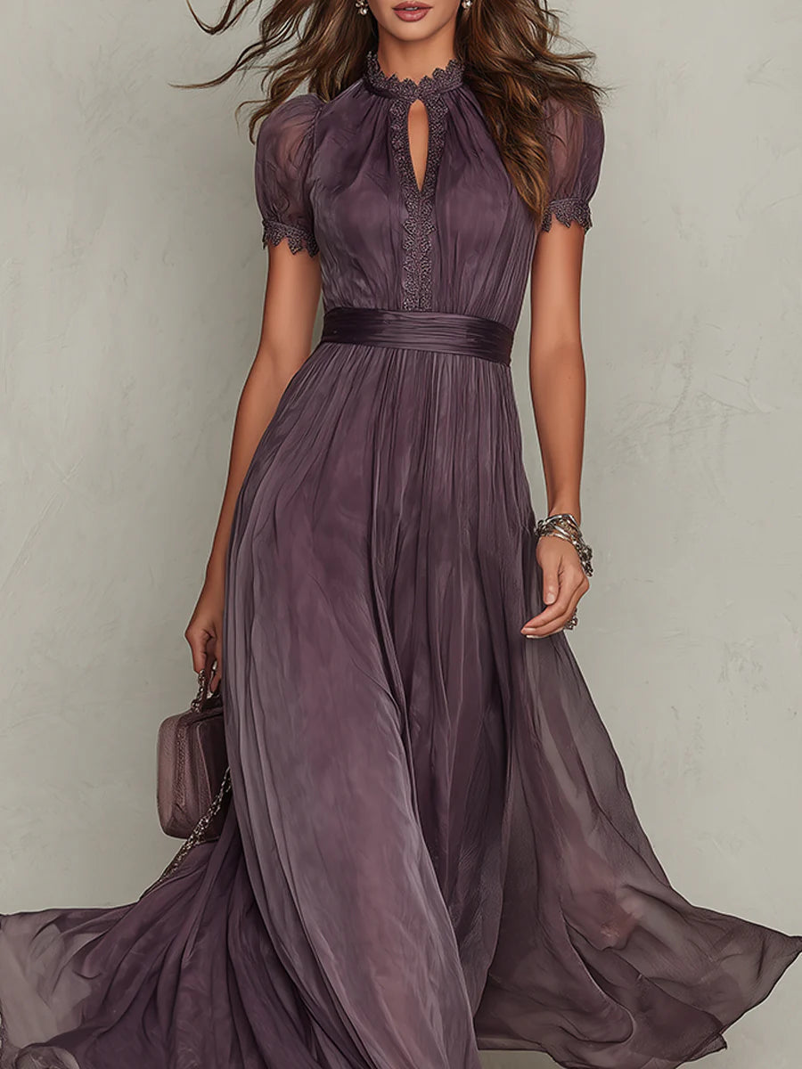 Amara | Flowing Chiffon Maxi Dress