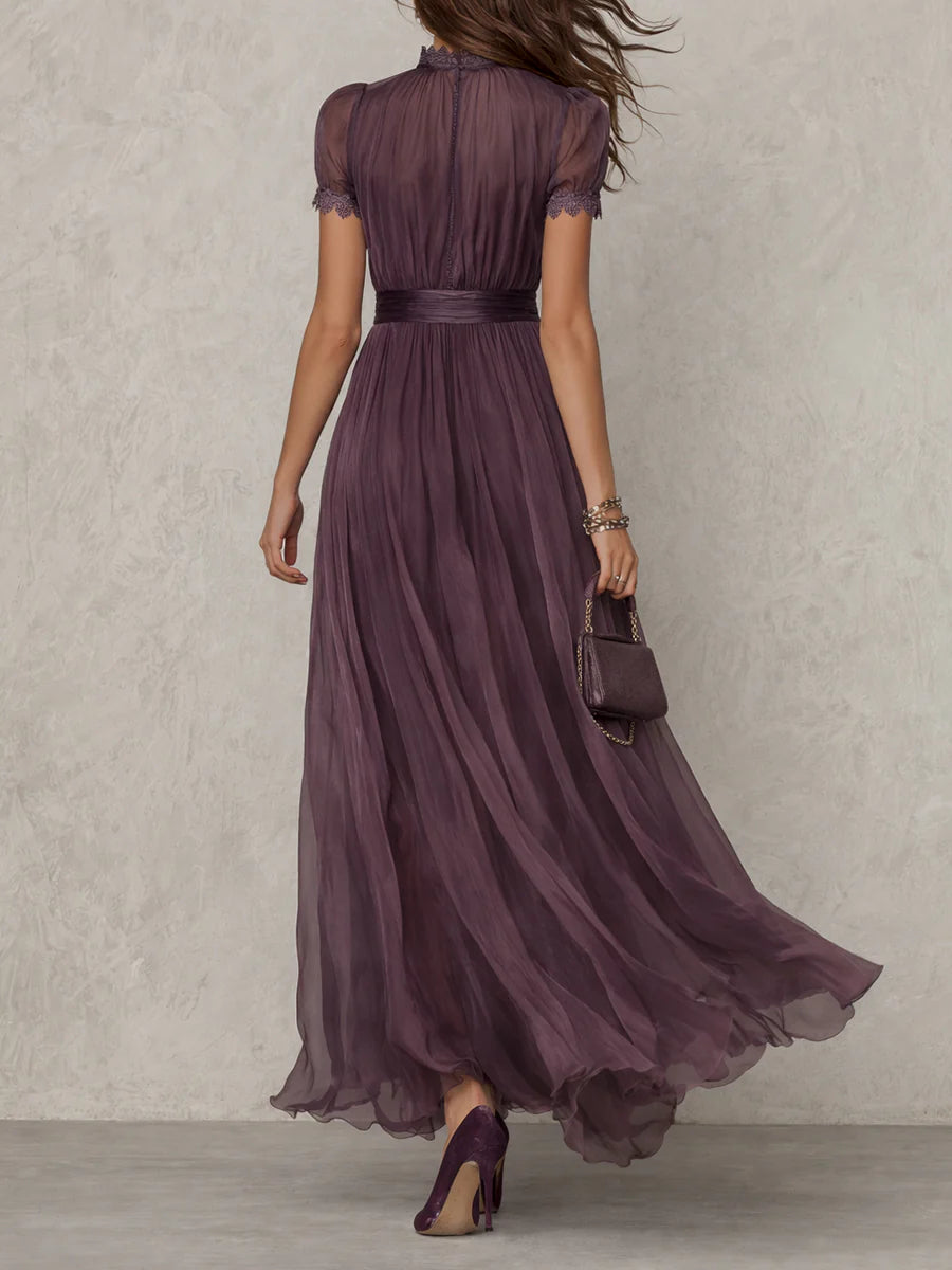 Amara | Flowing Chiffon Maxi Dress