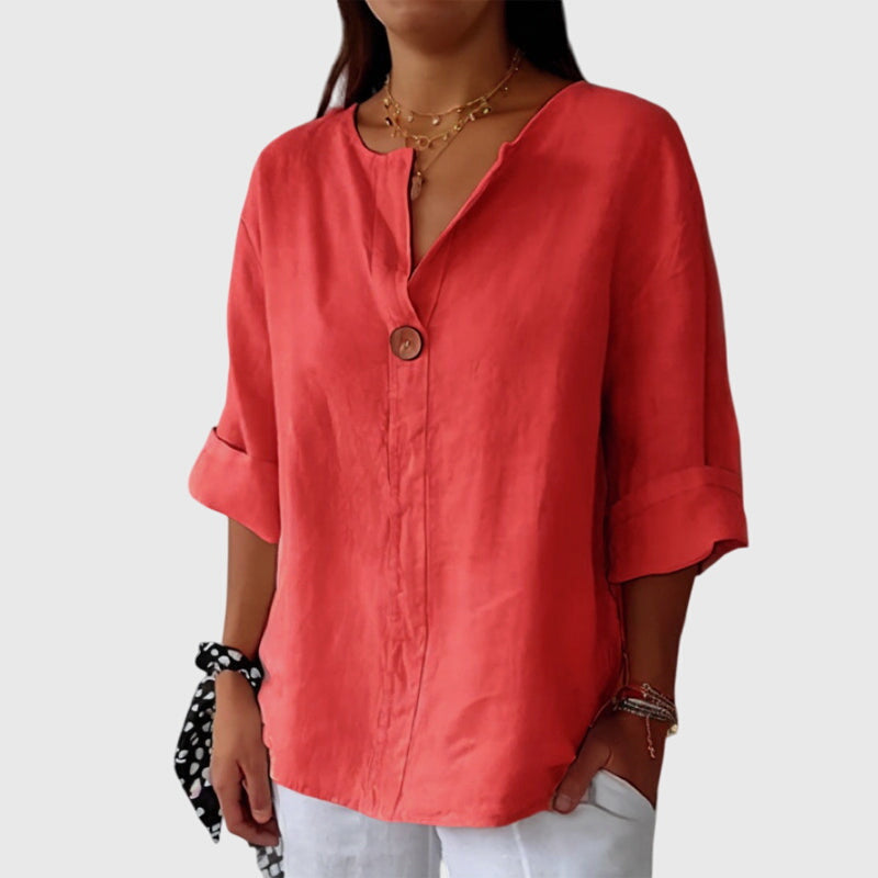 Valentina | V-neck Blouse