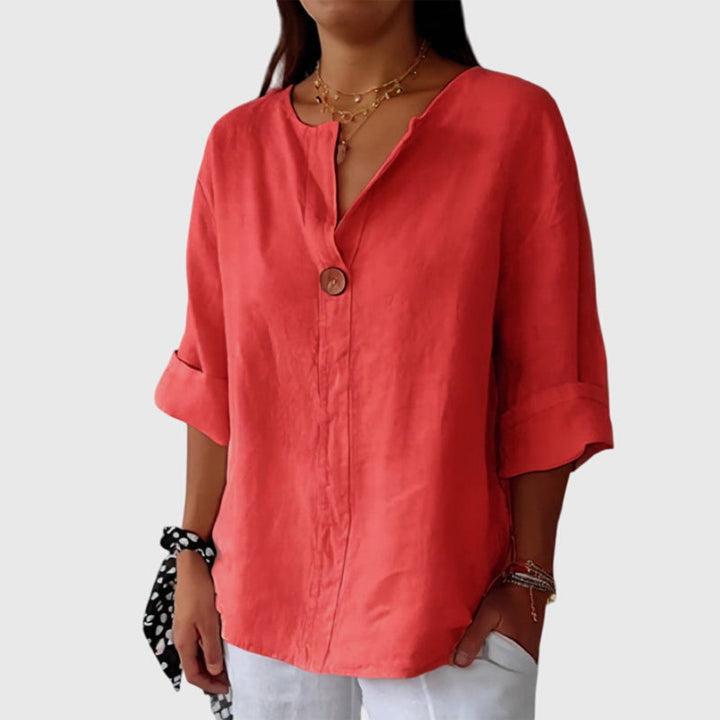Valentina | V-neck Blouse