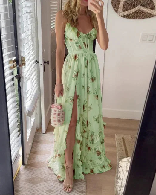 SCARLETT | ROMANTIC FLORAL MAXI DRESS