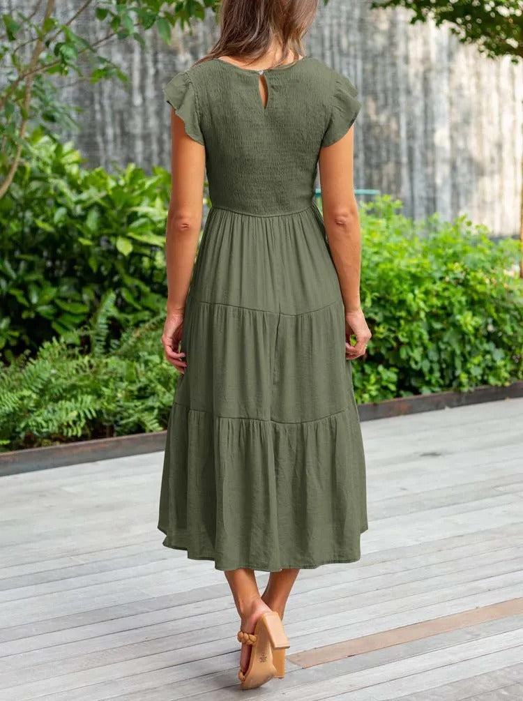 Marlene - Elegant Dress with Tummy Coverage