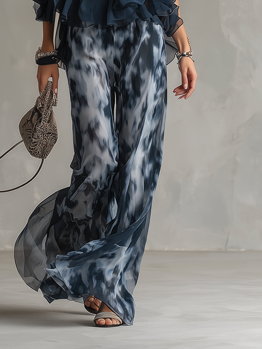 VICTORIA | ELEGANT RUFFLE HALTER 2-PIECE SET