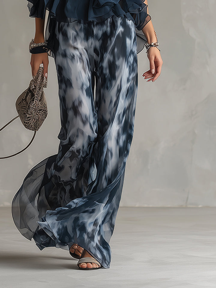 VICTORIA | ELEGANT RUFFLE HALTER 2-PIECE SET