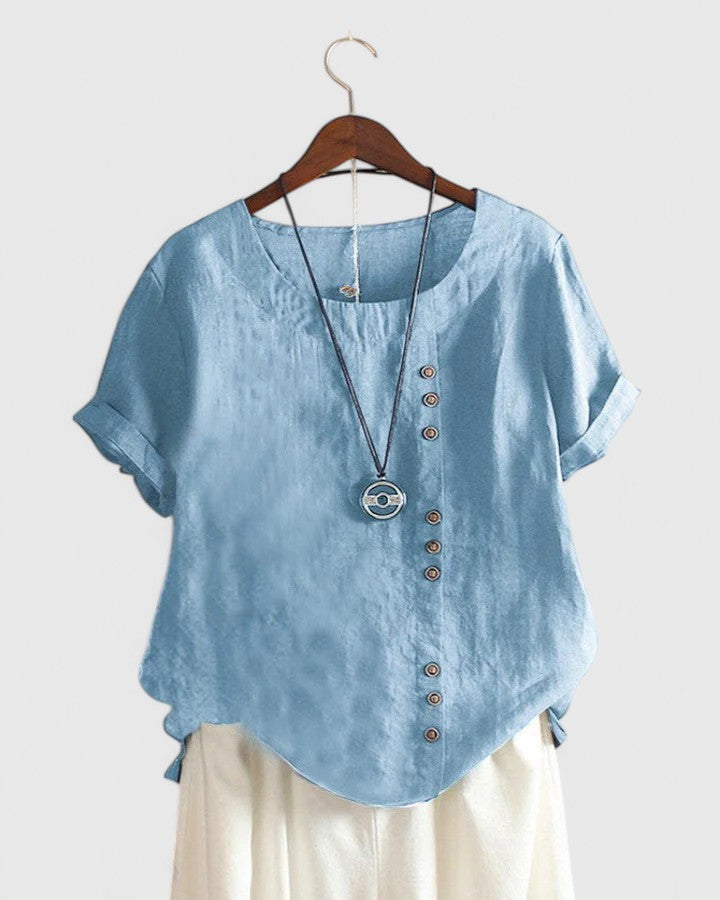 Elisavie | Short Sleeve Blouse