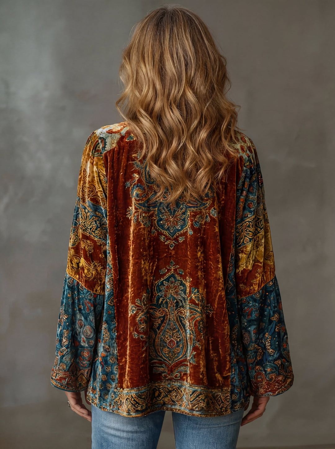 Kerrie - Premium Velvet-Touch Bohemian Kimono