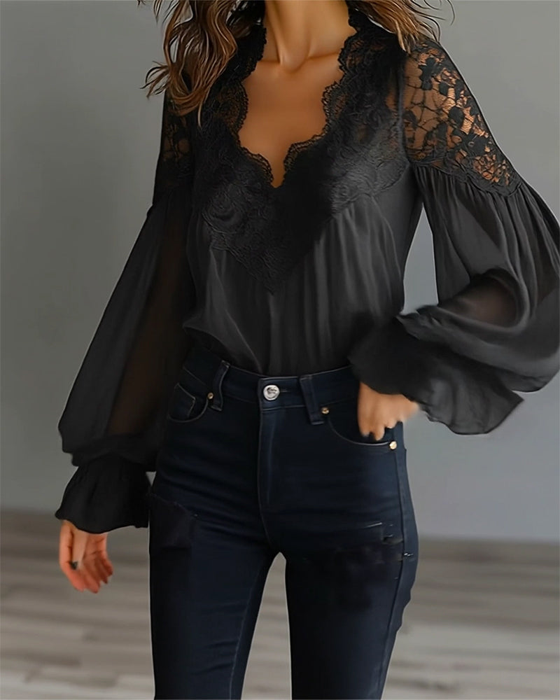 Susans Boutique | Elegant Lace Blouse